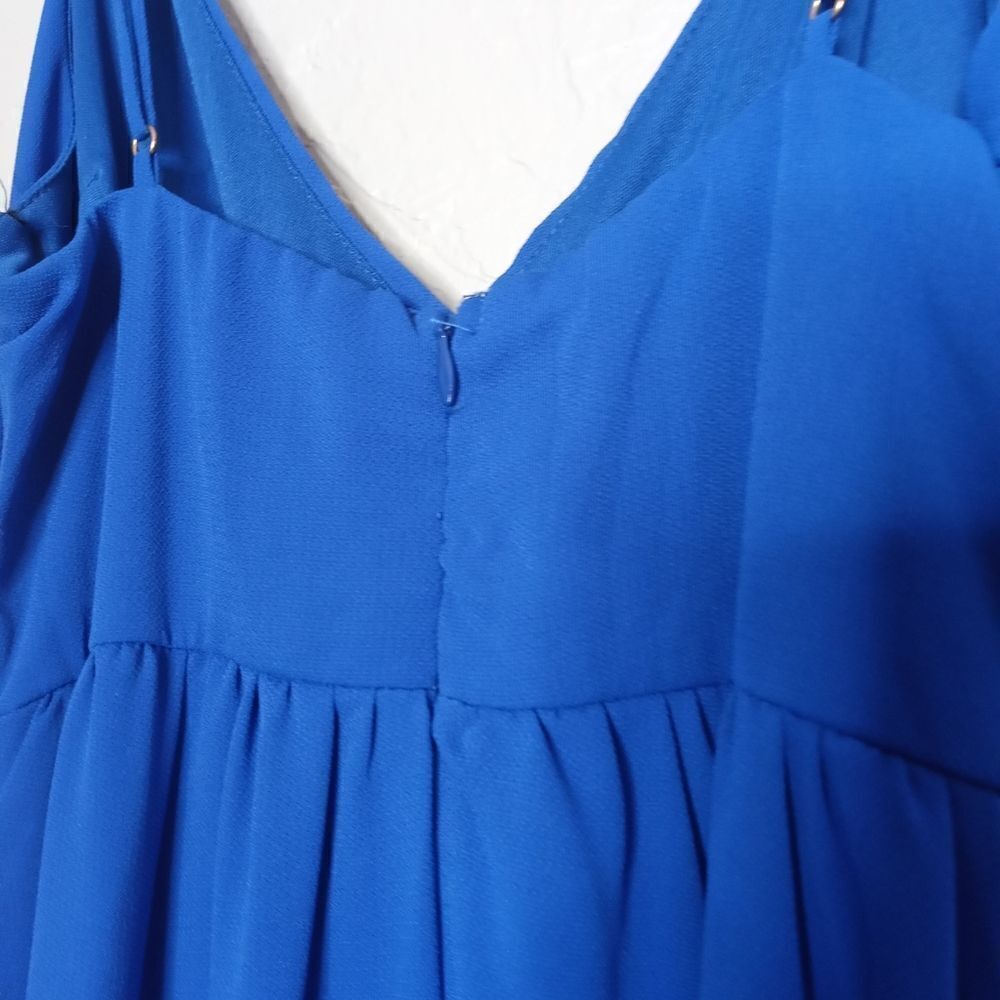Lulu's Blue Maxi Dress - Picture 6 of 10